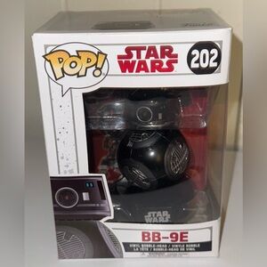 Funko Pop! Star Wars BB-9E Figure - Black and Silver